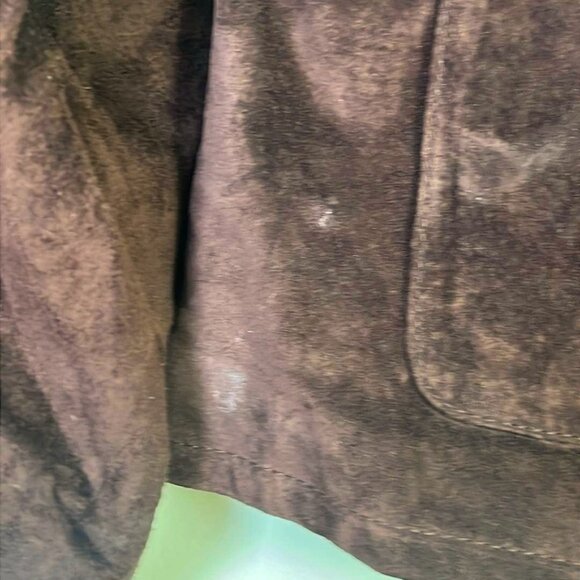 MiddleBrook Park Brown Leather Woman Med Blazer Jacket BoHo Heritage Outdoor - Picture 5 of 8